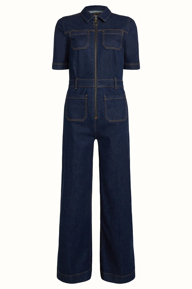Mira Jumpsuit Onyx Denim