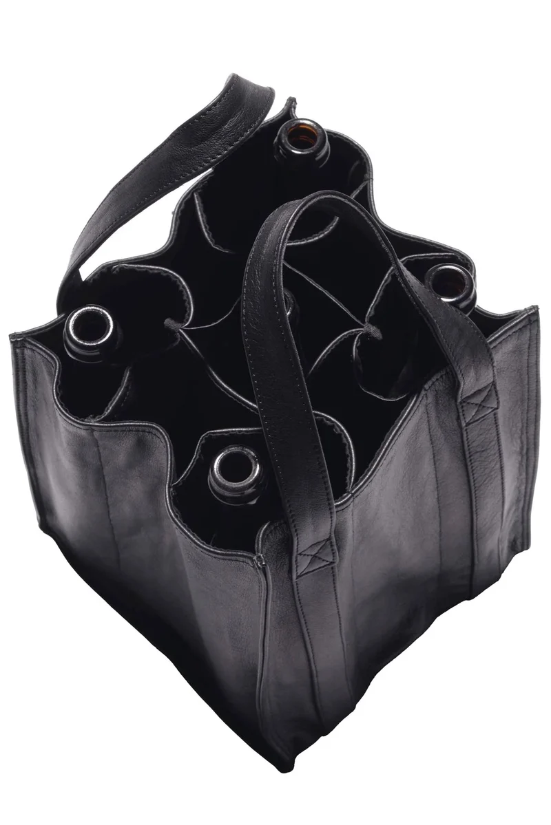 Black by K&M Flaschentasche