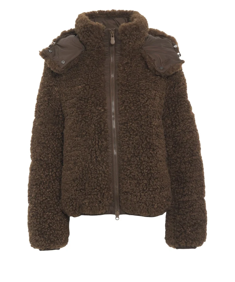 Giacca puffer in ecopelliccia 'Lenora'