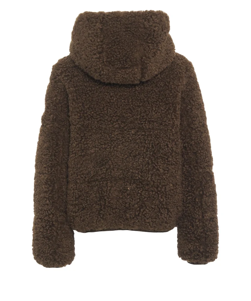 Giacca puffer in ecopelliccia 'Lenora'