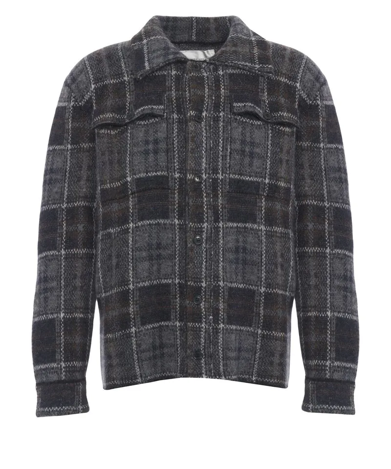 Giacca in maglia in alpaca