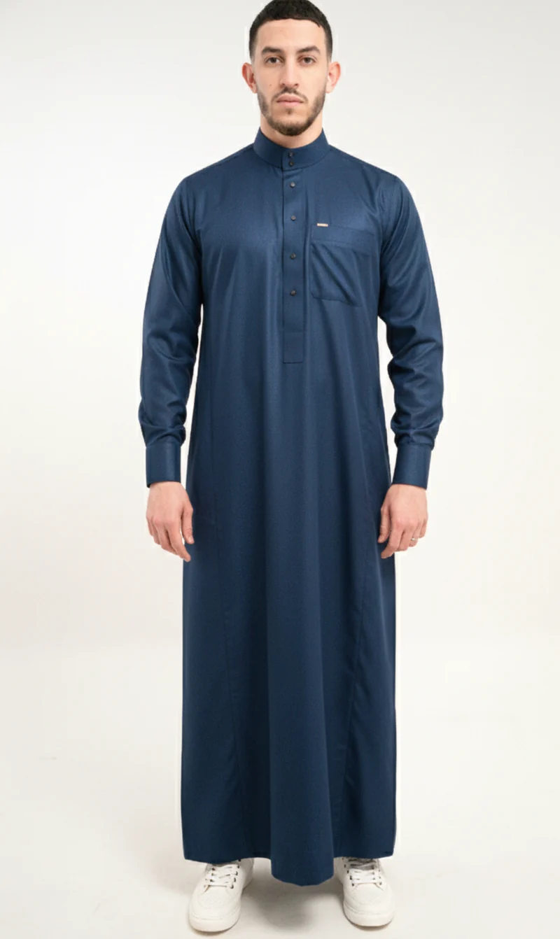 Chino Saudi Qamis - Weltraumblau