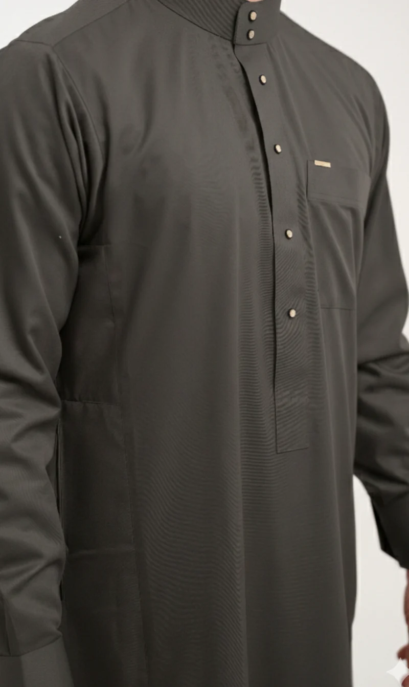 Chino Saudi Qamis - Anthrazit