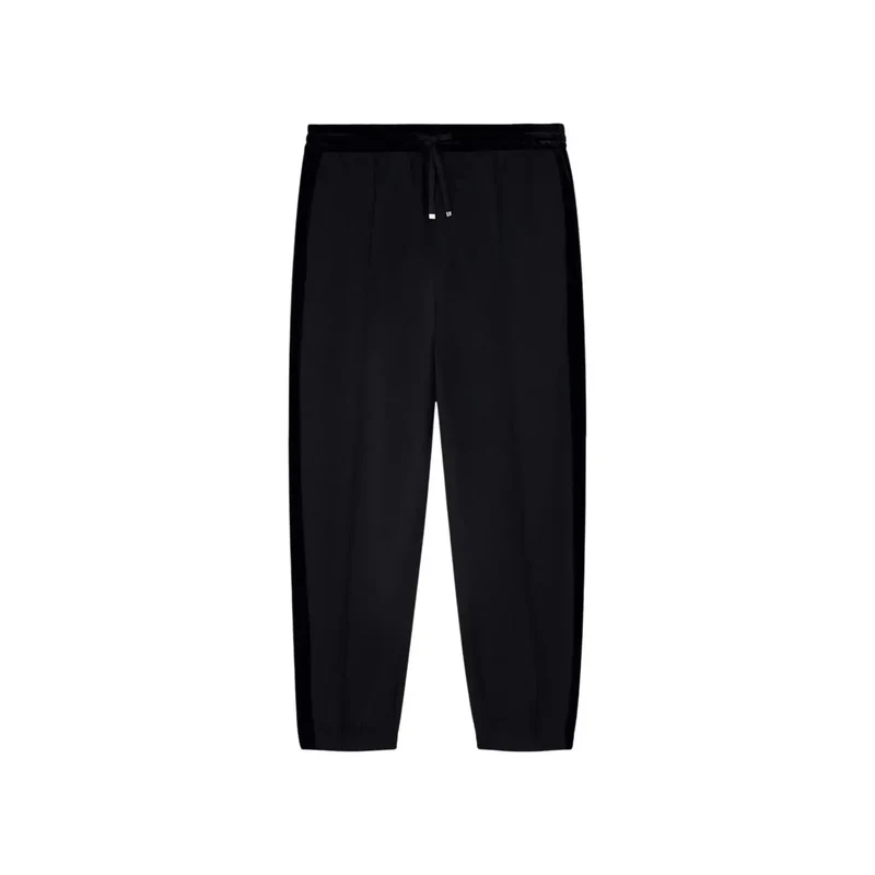 Armani Exchange Schwarze Herrenhose aus Polyester und Modal