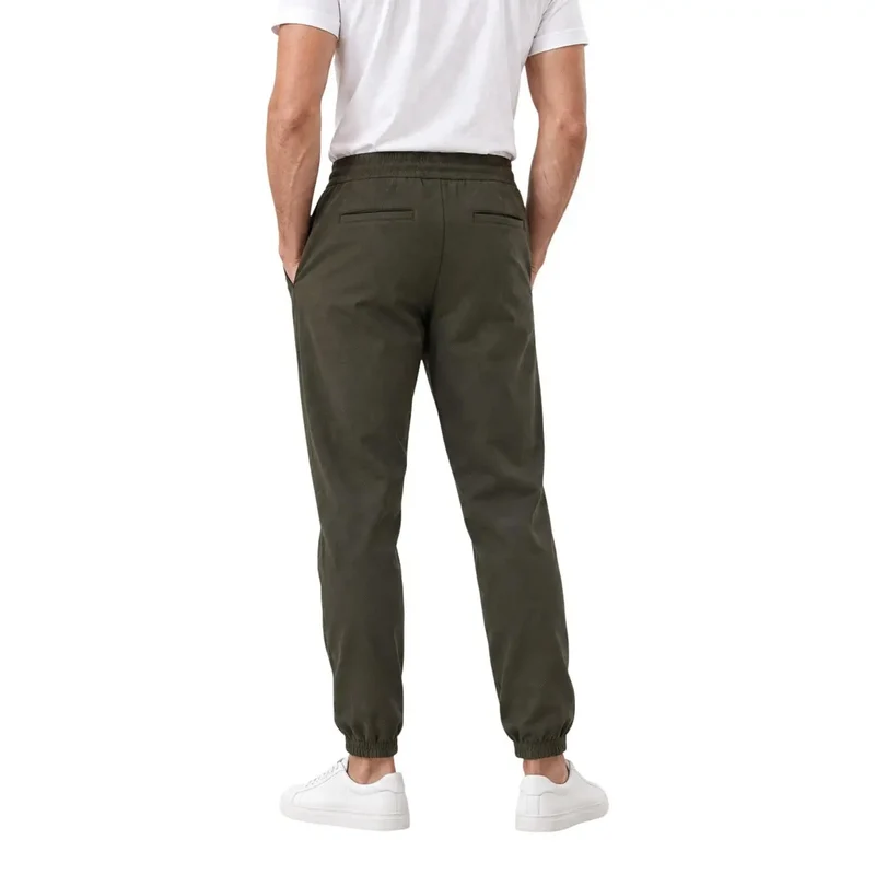 Armani Exchange Herren grüne Baumwollhose