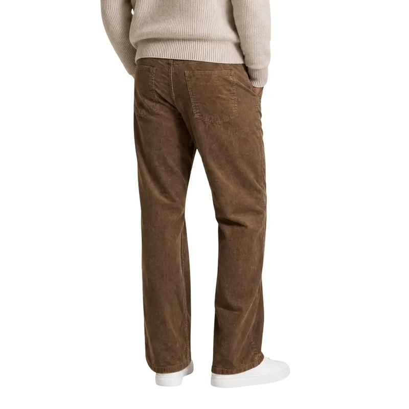 Only and Sons Herren Braune Gerade Cordhose