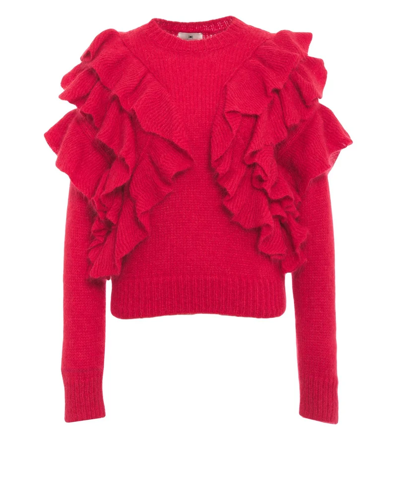 Maglione con volant
