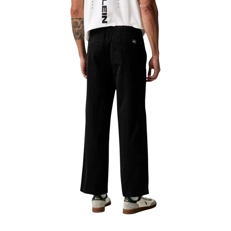Calvin Klein Jeans Schwarze Baumwollhose für Herren