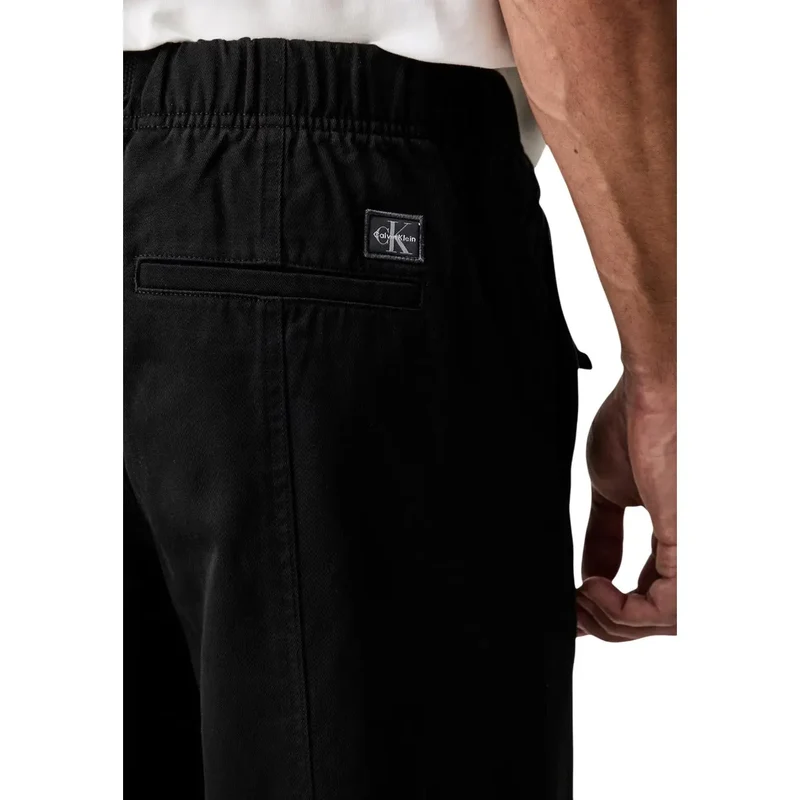 Calvin Klein Jeans Schwarze Baumwollhose für Herren