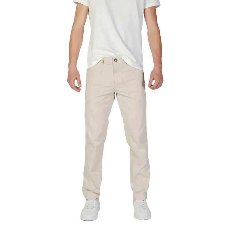 Refrigiwear Herren Baumwollhose Beige Herbst Winter