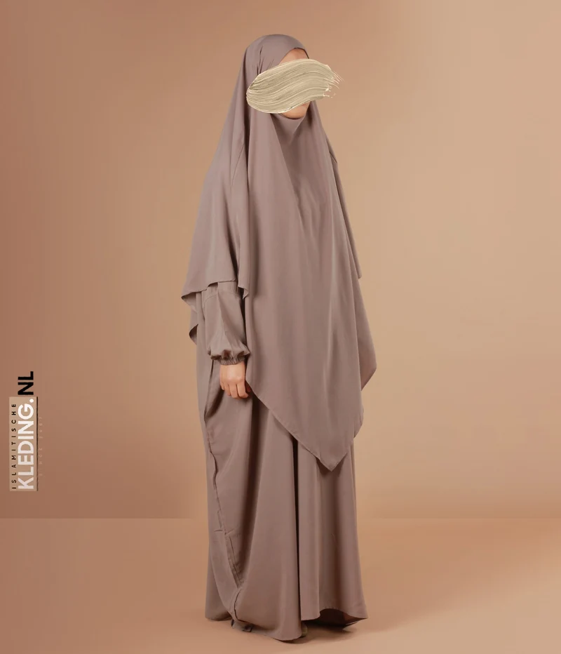 XL Dreieck Khimar - Taupe