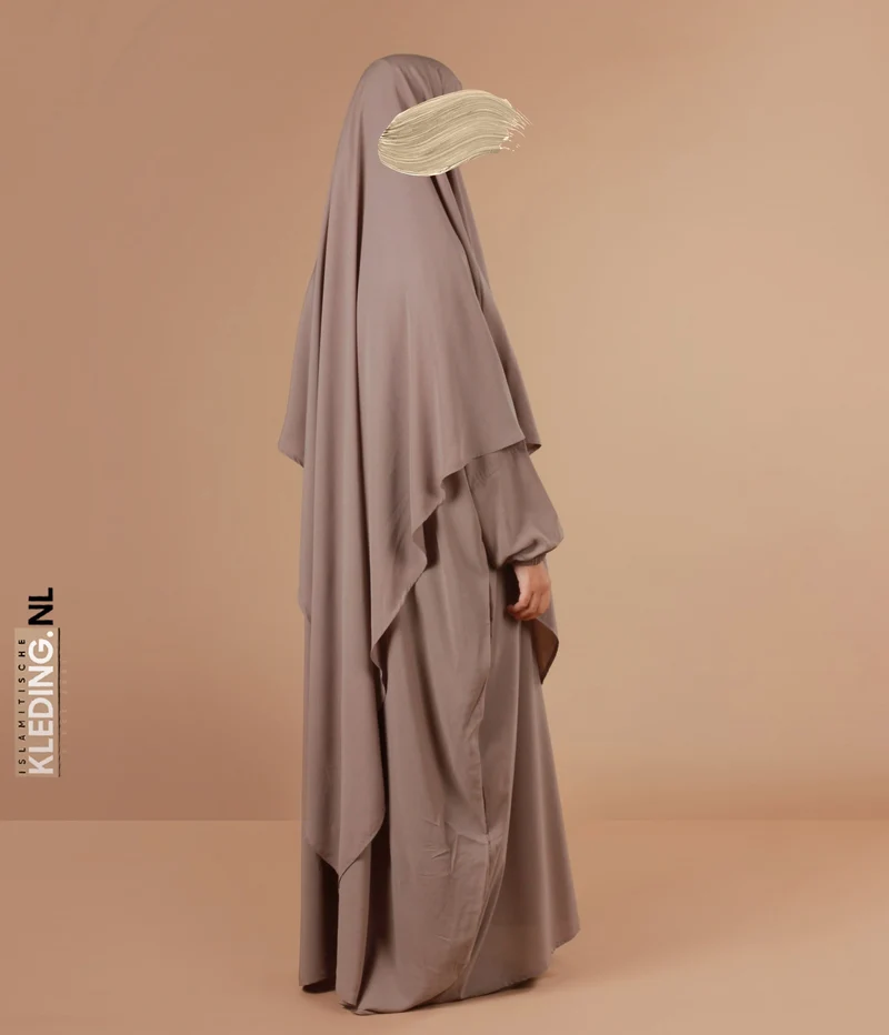 XL Dreieck Khimar - Taupe