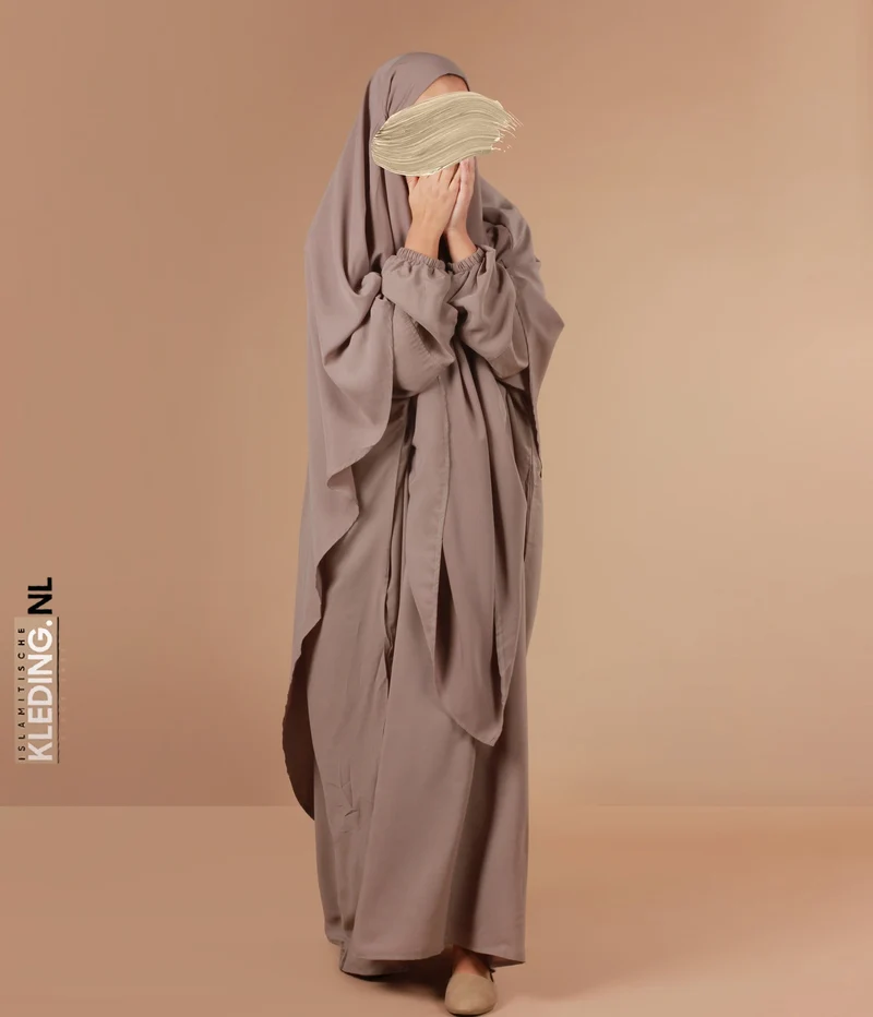 XL Dreieck Khimar - Taupe