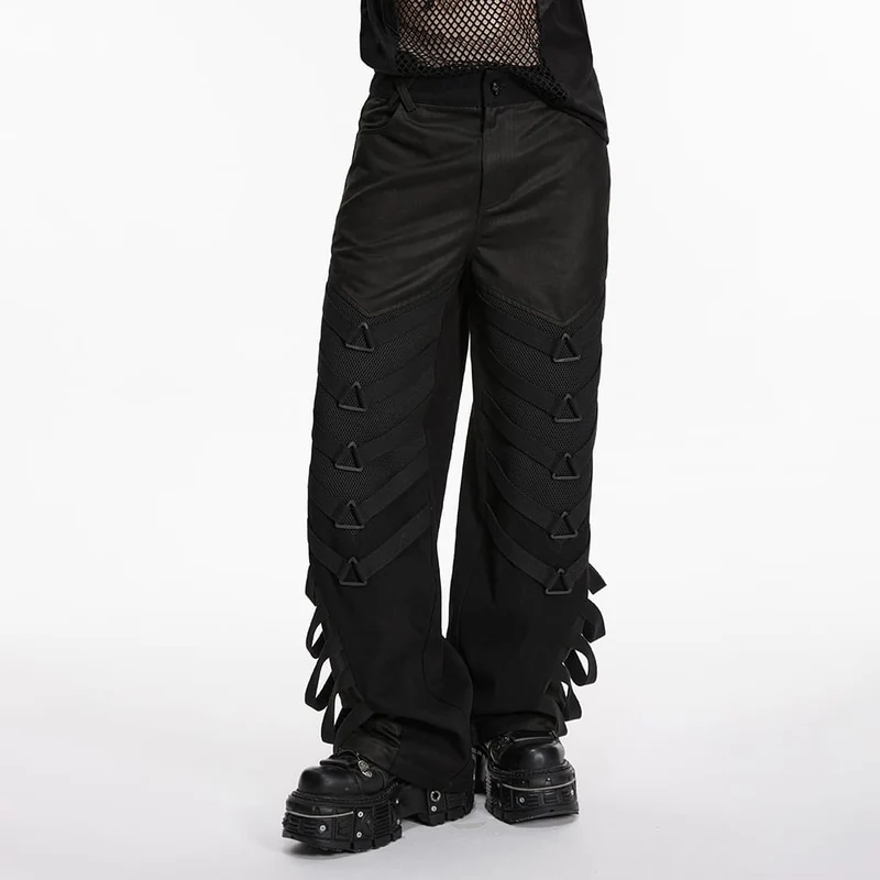 Punk-Lagen-Trägerhose für Herren