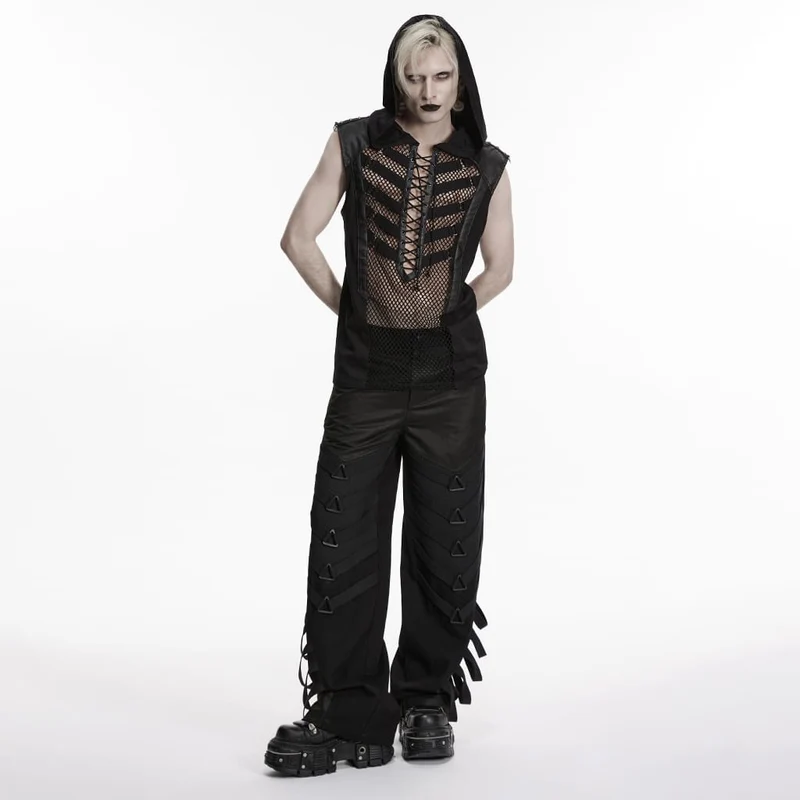 Punk-Lagen-Trägerhose für Herren