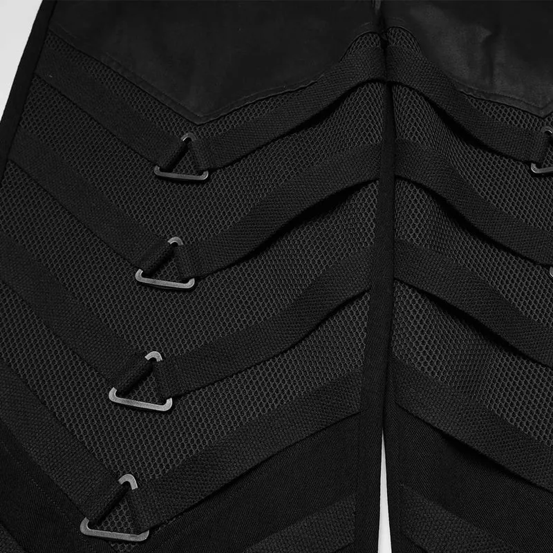 Punk-Lagen-Trägerhose für Herren
