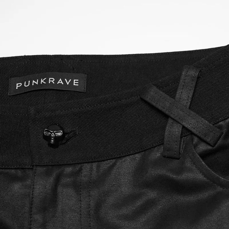 Punk-Lagen-Trägerhose für Herren