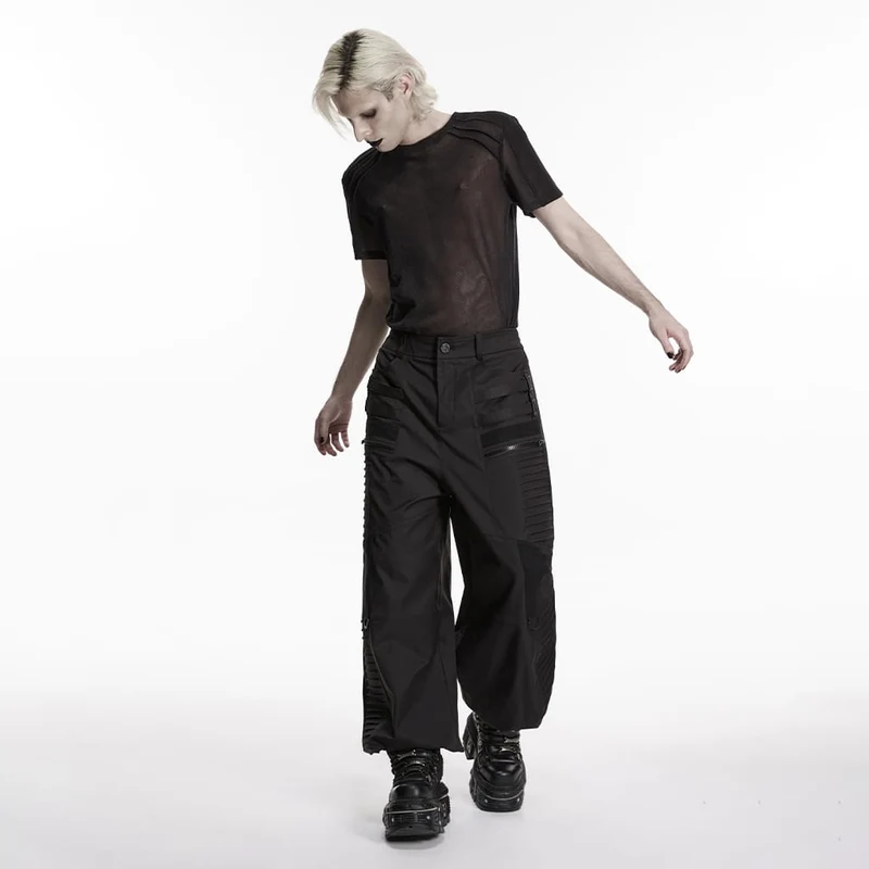 Punk-Hemd für Herren, transparent