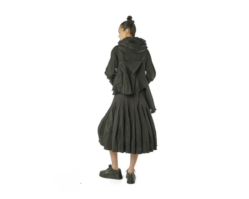 Rundholz gewachste Jeansjacke