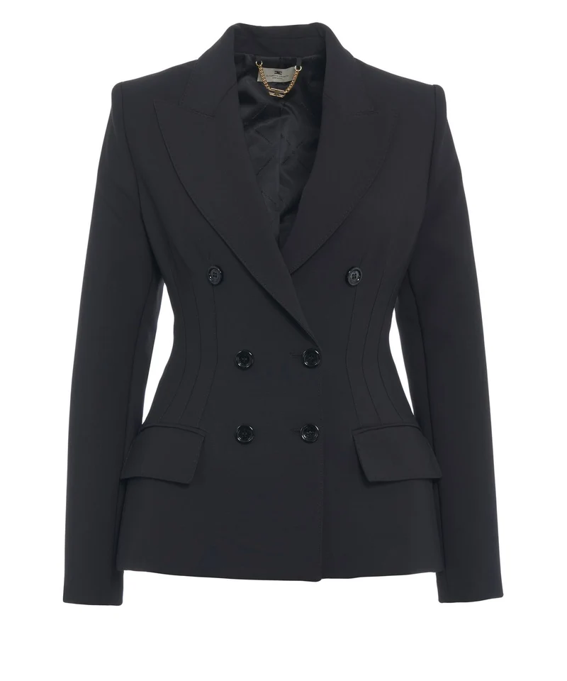 Blazer con tasche a patta
