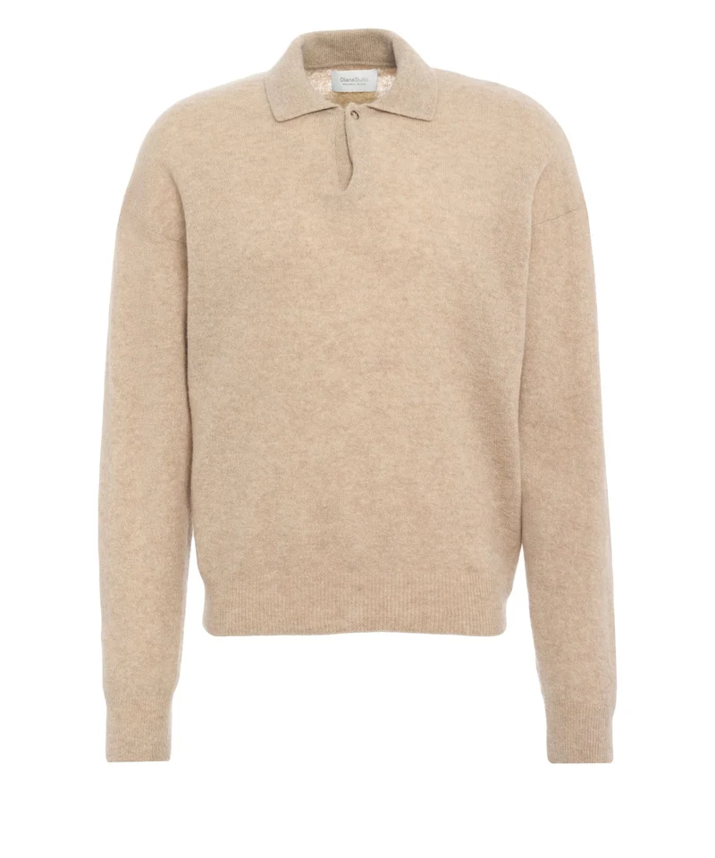 Maglia con colletto a polo