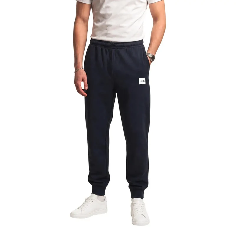 The North Face Herren Schwarze Baumwollfleecehose