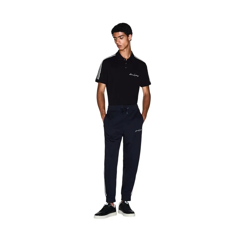 Armani Exchange Herrenhose, blau, Poly-Mischgewebe