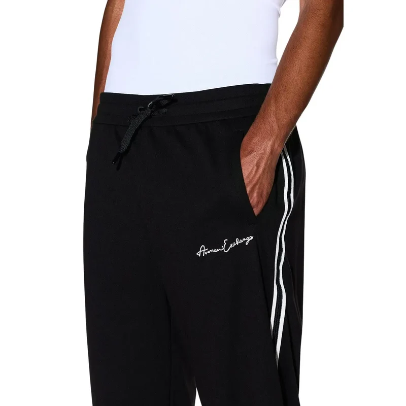 Armani Exchange Schwarze Herrenhose aus Polyestergemisch