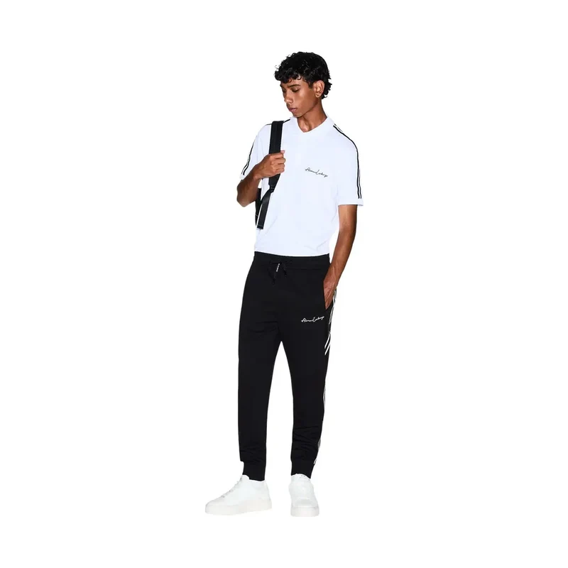 Armani Exchange Schwarze Herrenhose aus Polyestergemisch