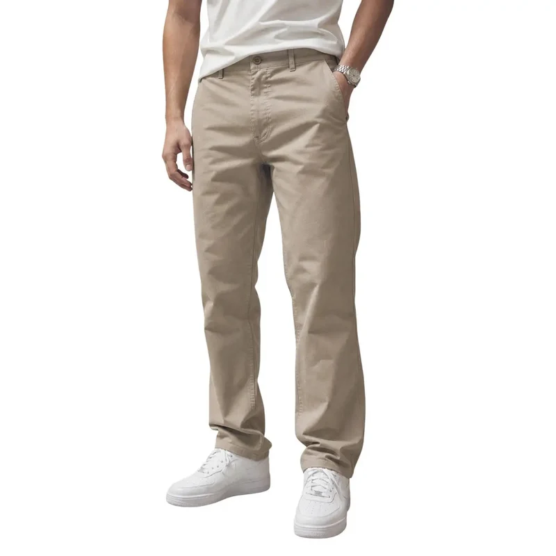Calvin Klein Beige Baumwollhosen für Herren
