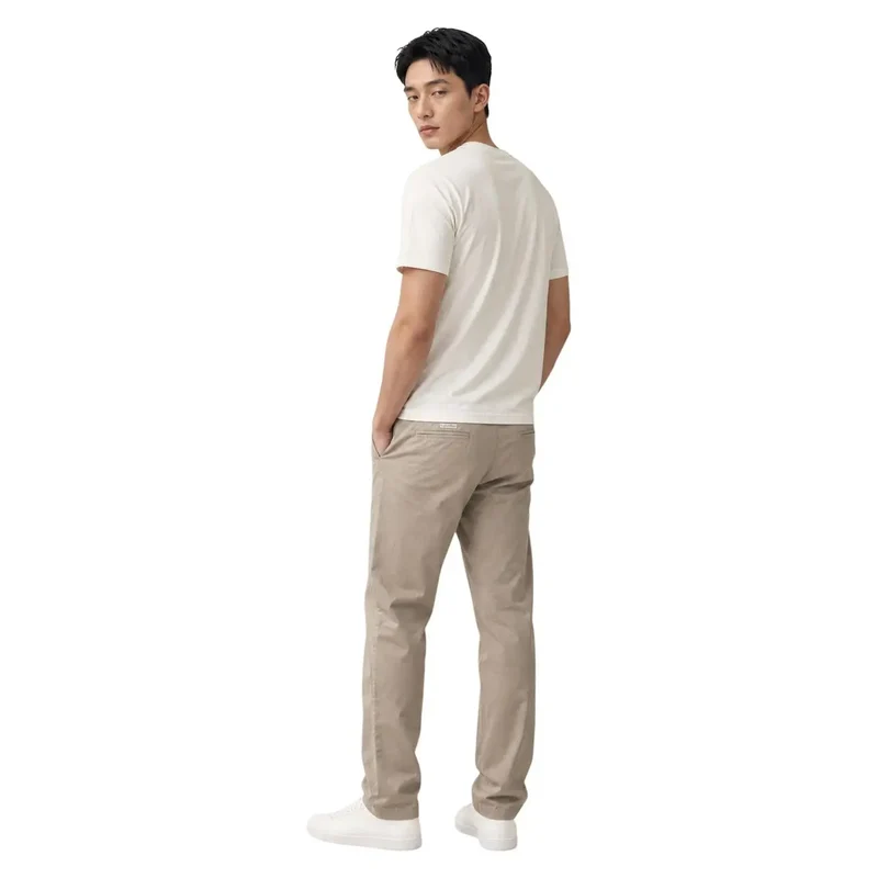 Calvin Klein Beige Baumwollhosen für Herren