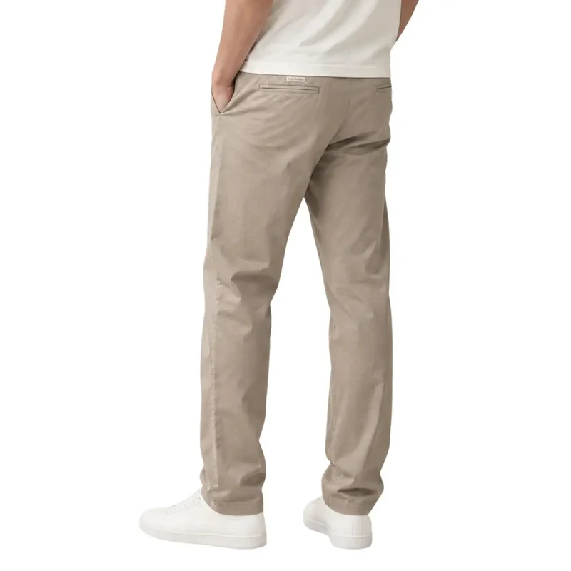 Calvin Klein Beige Baumwollhosen für Herren