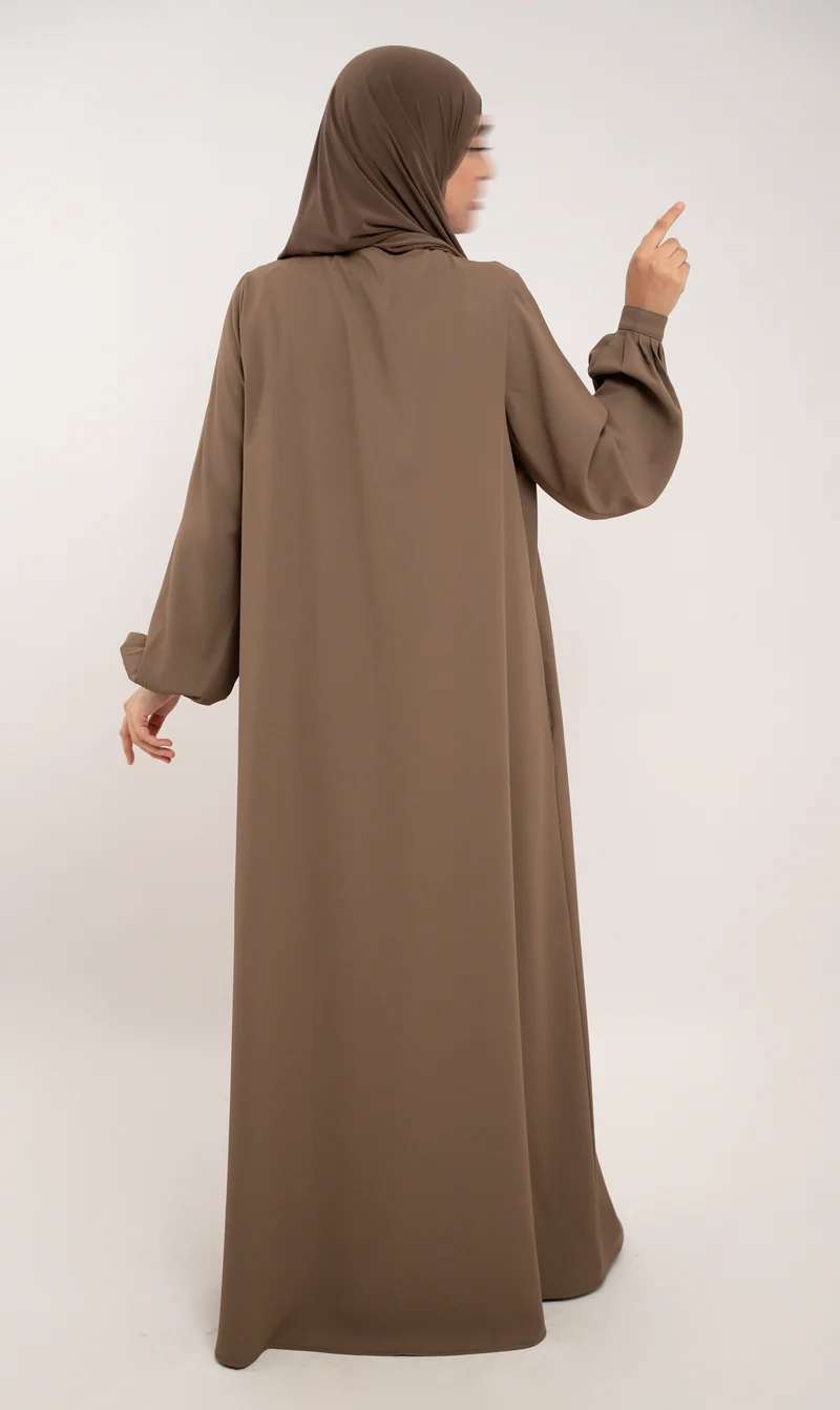 A-Linie Abaya TAYMA R – Espresso