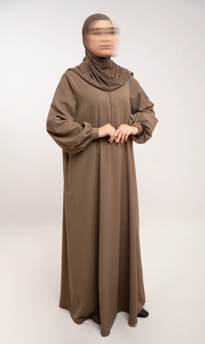 A-Linie Abaya TAYMA R – Espresso