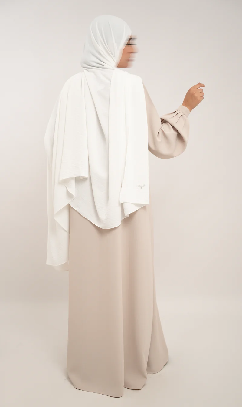 A-Linien-Abaya TAYMA R - Creme