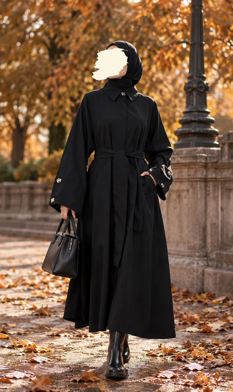 Manteau Waidokoto - Schwarz