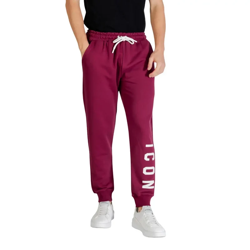 Icon Herren Bordeaux Baumwollhose Winterpassform