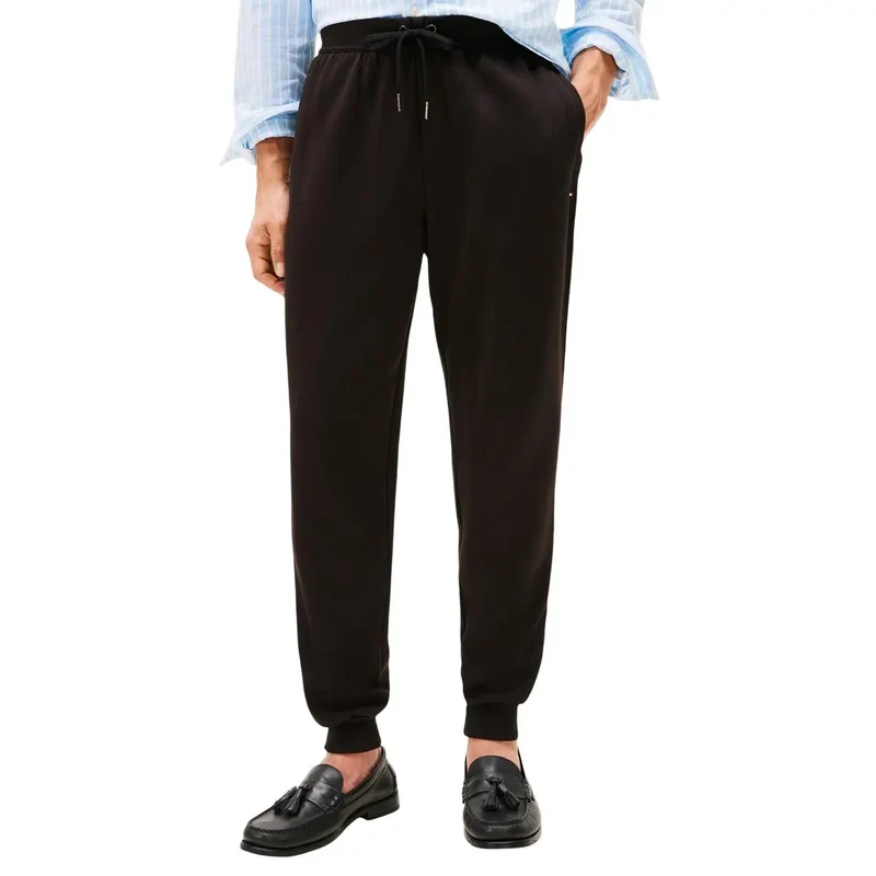 Tommy Hilfiger Schwarze Baumwollhose für Herren