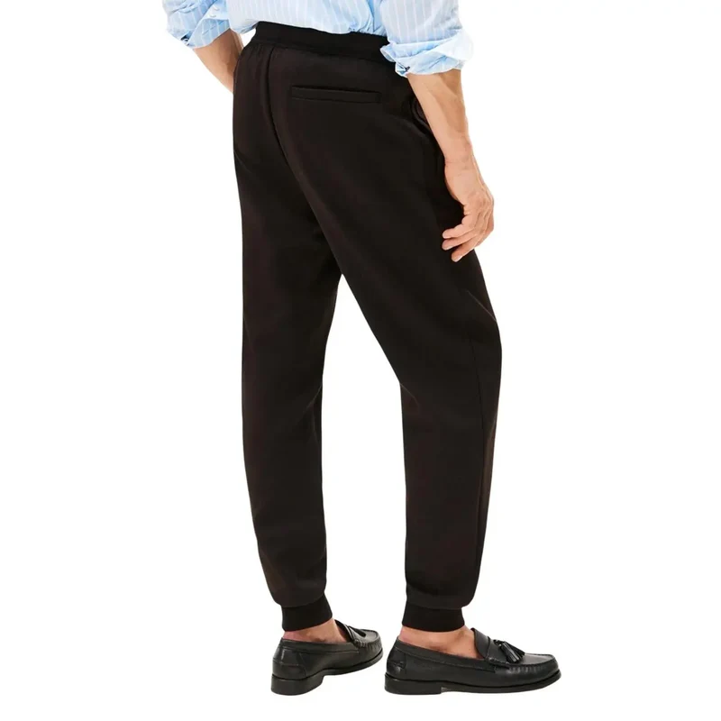 Tommy Hilfiger Schwarze Baumwollhose für Herren