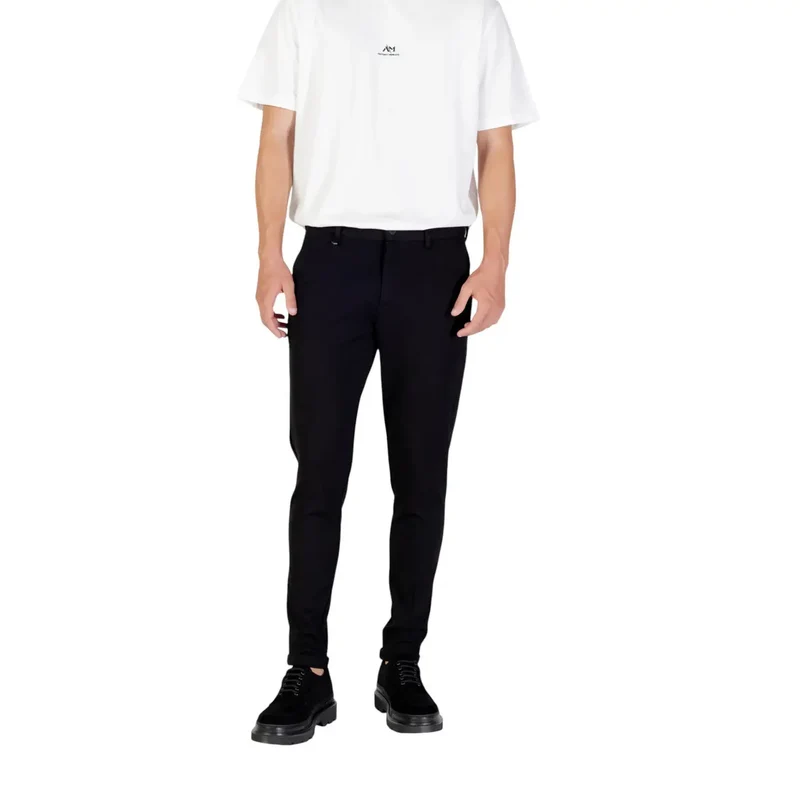 Antony Morato Schwarze Stretch-Viskose-Hose für Herren