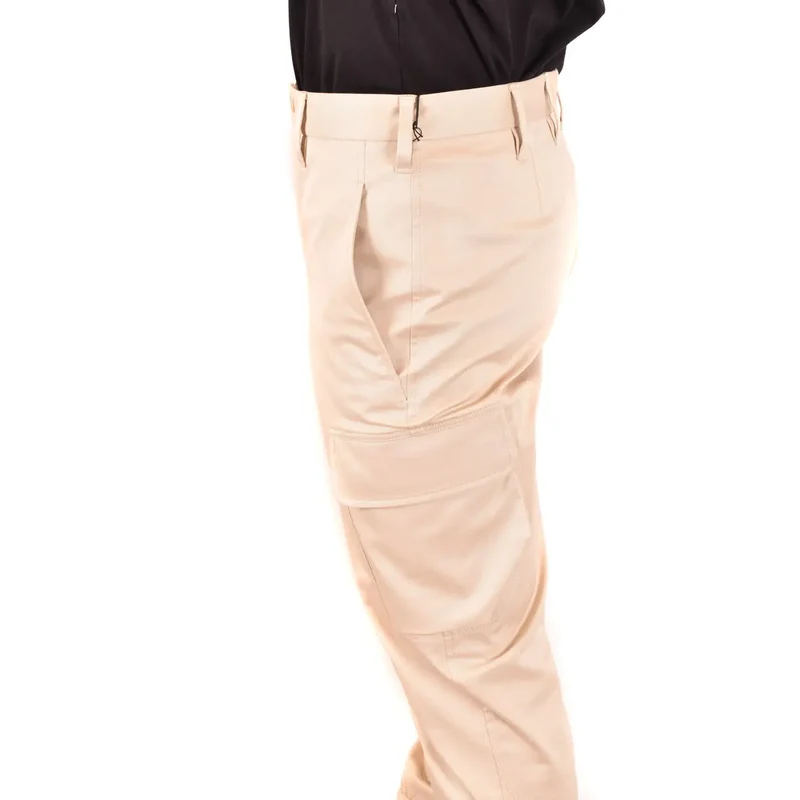 Neil Barrett Herren Beige Baumwollhose