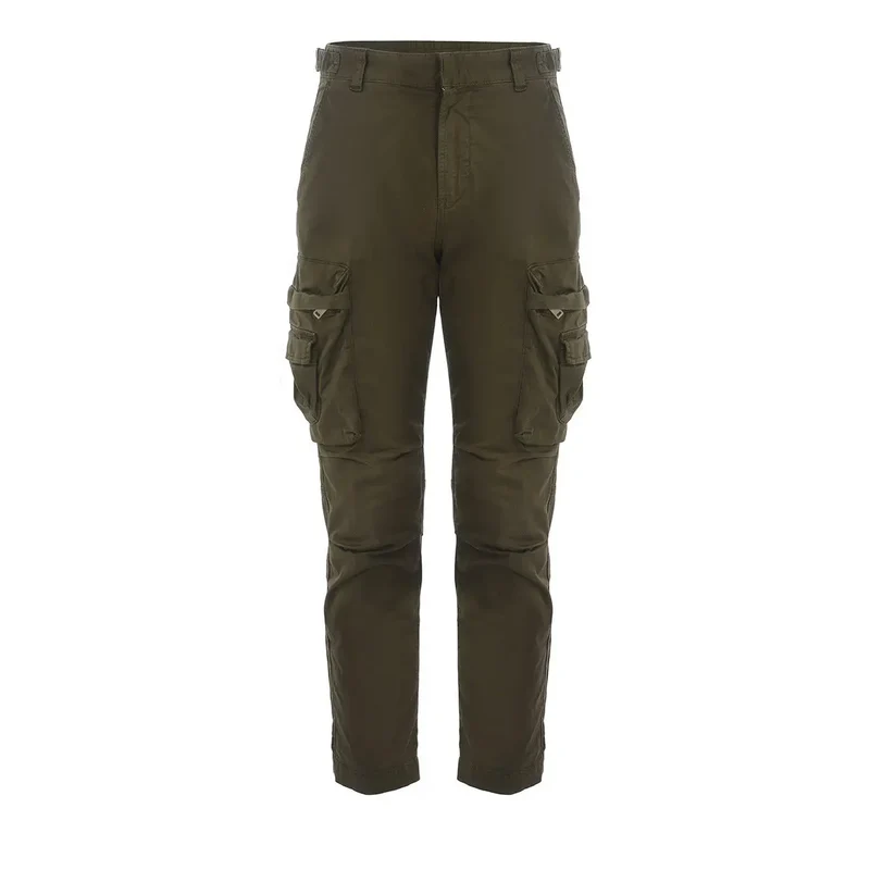 Diesel Herren grüne Baumwollhose