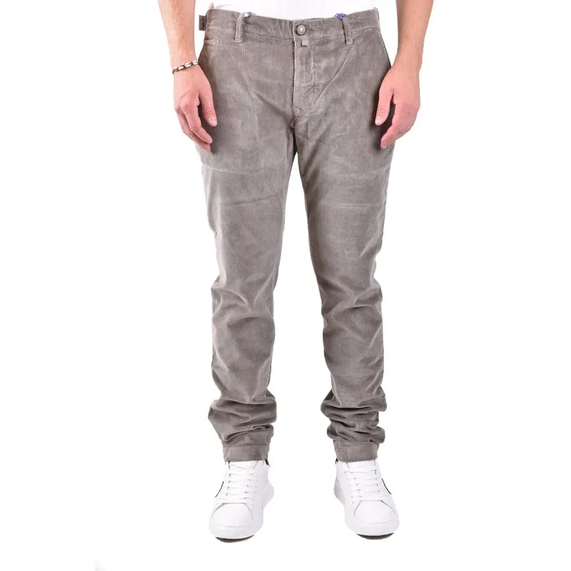 Dondup Herren graue Baumwollhose