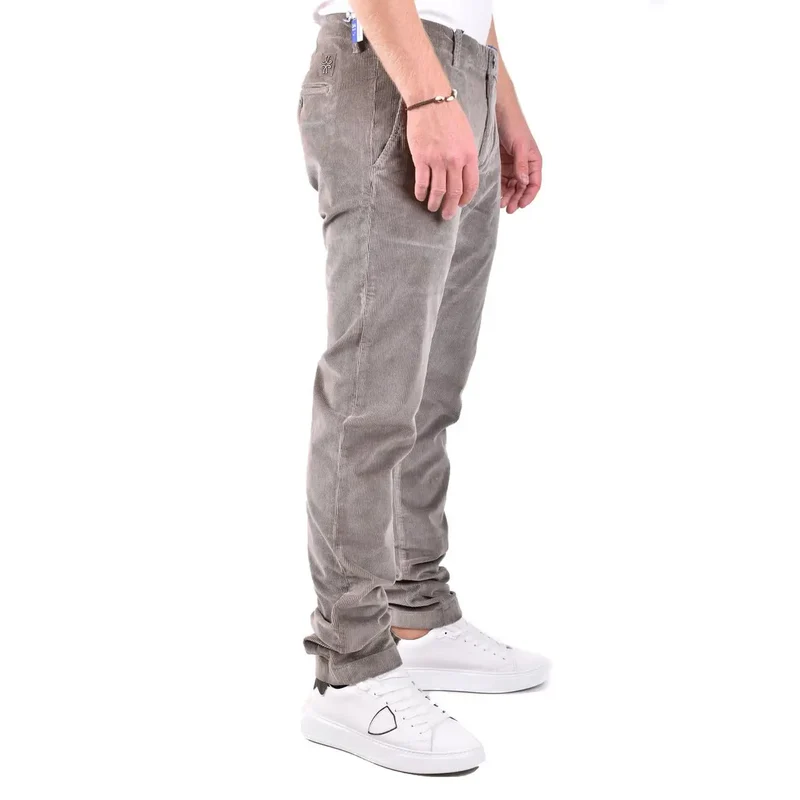 Dondup Herren graue Baumwollhose