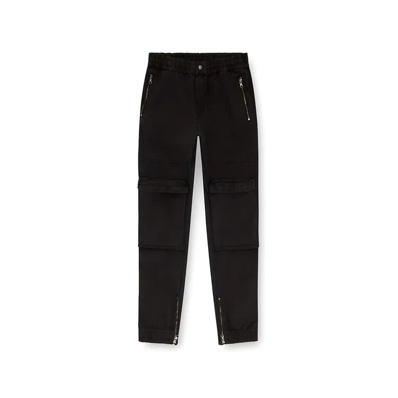 Diesel Schwarze Herrenhose im Herbst-Winter-Stil mit Taschen