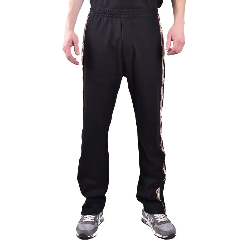 Dsquared Schwarze Herrenhose aus Baumwollmischgewebe