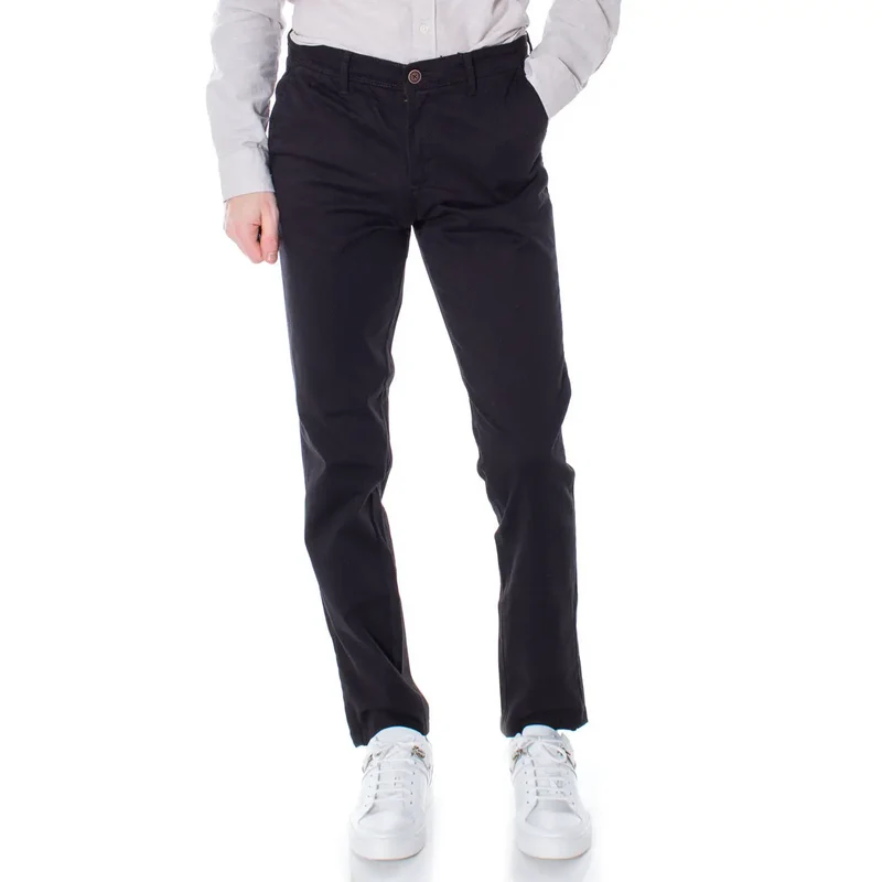 Jack and Jones Herren-Baumwollhose, Schwarz, Normale Passform