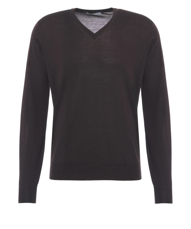 Maglione con scollo a V
