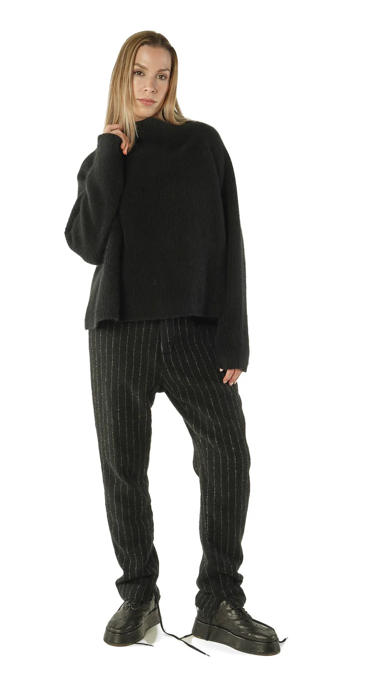 Rundholz Pulli Waschbär Merino