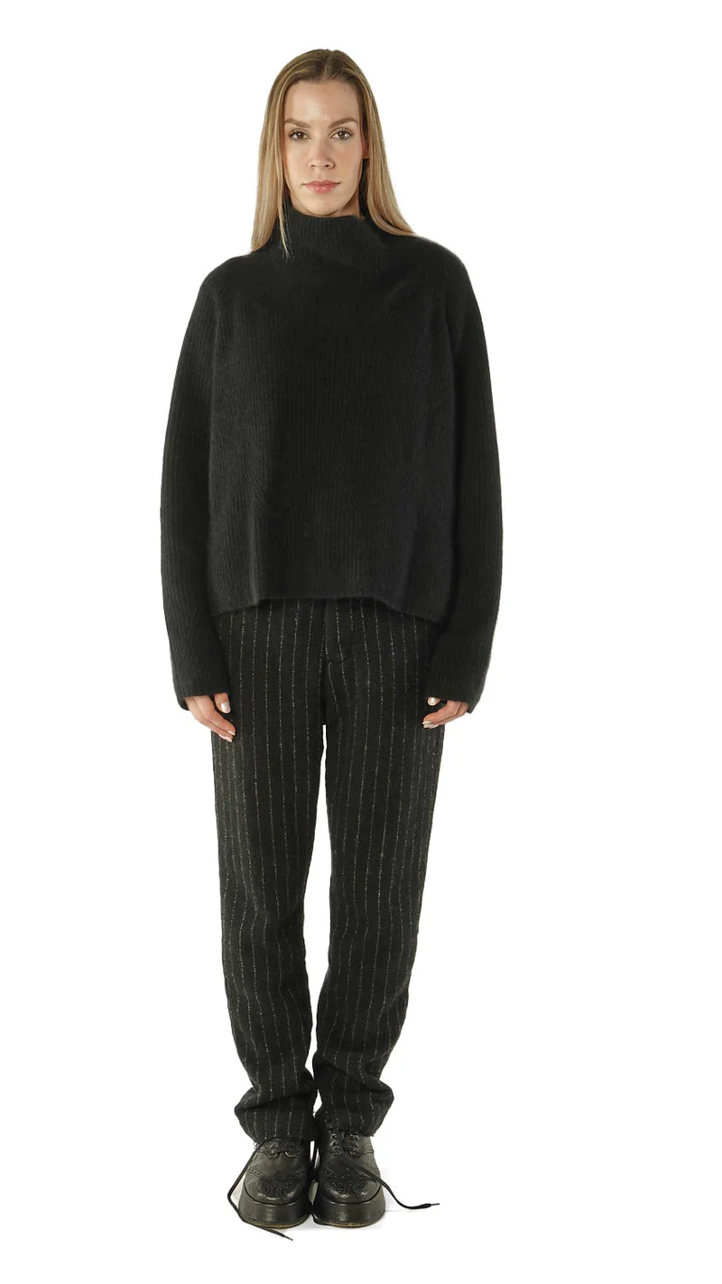Rundholz Pulli Waschbär Merino